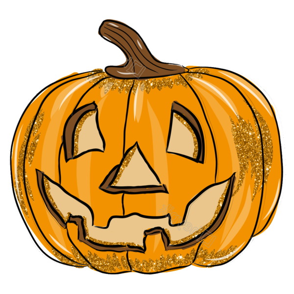 Transparent Jackolantern Pumpkin Halloween Calabaza for Halloween