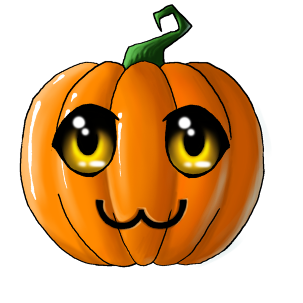 Transparent Calabaza Pumpkin Jacko Lantern Winter Squash Food for Halloween