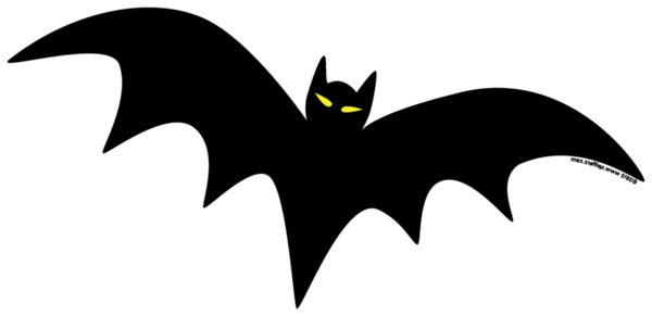 Transparent Bat Halloween Drawing Silhouette for Halloween