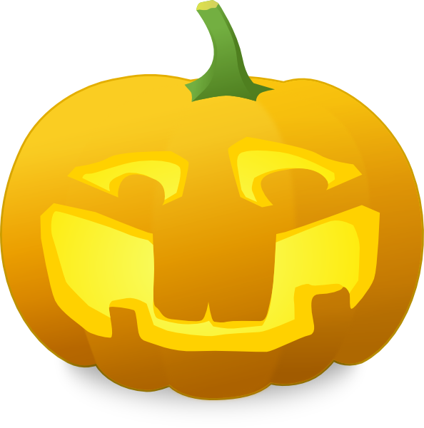 Transparent Pumpkin Halloween Stingy Jack Yellow for Halloween