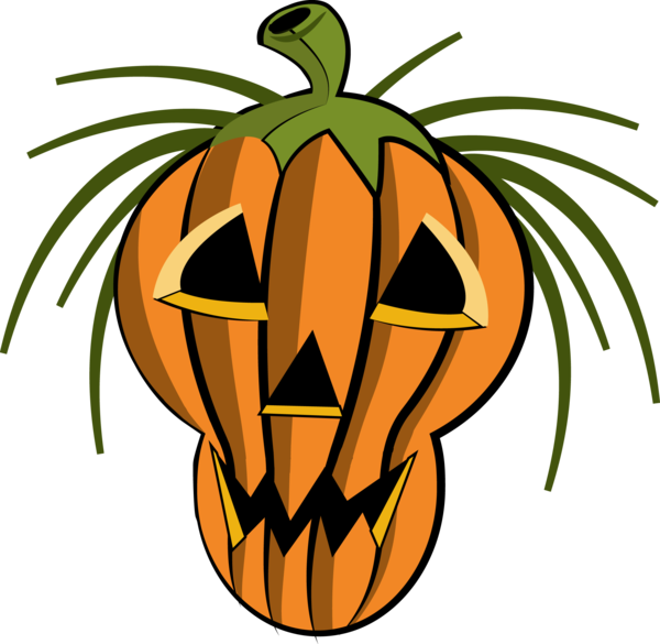 Transparent Jackolantern Pumpkin Halloween Food for Halloween