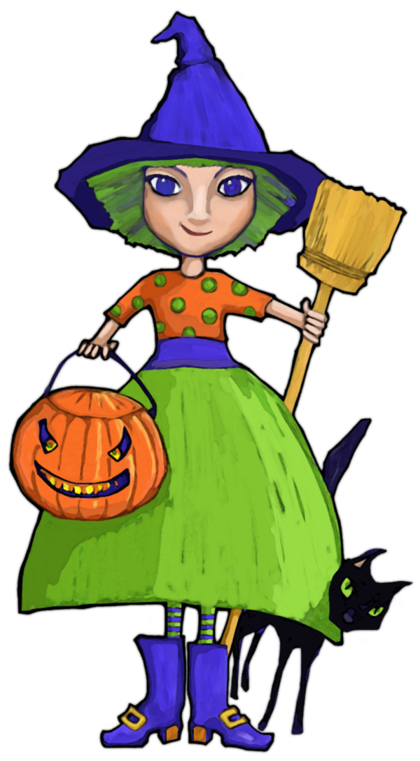 Transparent Halloween Costume Halloween Card Green for Halloween