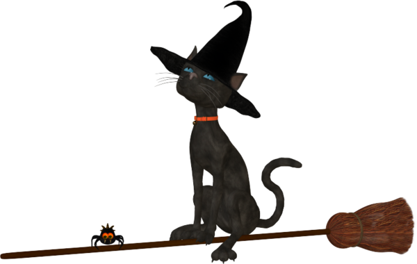 Transparent Cat Black Cat Halloween Tail for Halloween