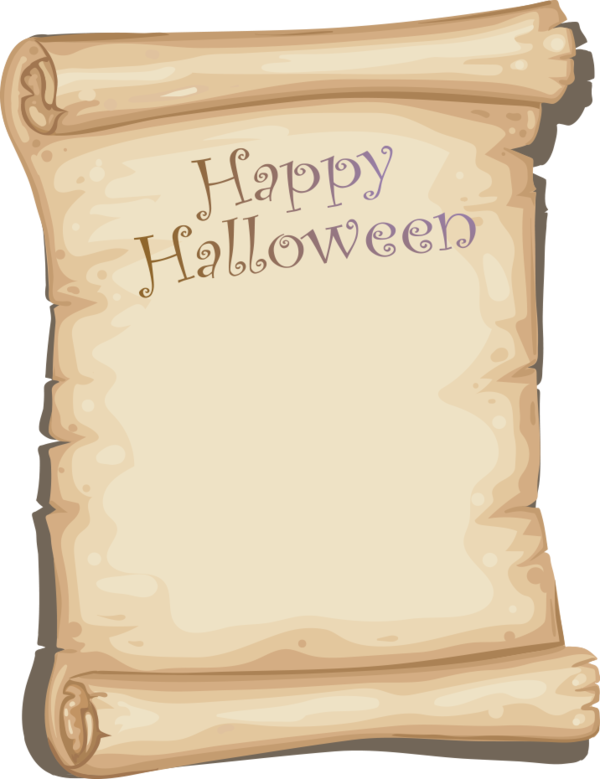 Transparent Paper Halloween Jack O Lantern Text Font for Halloween