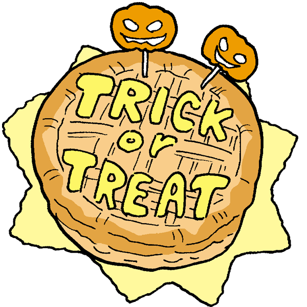 Transparent Trickortreating Halloween Confectionery Yellow Text for Halloween