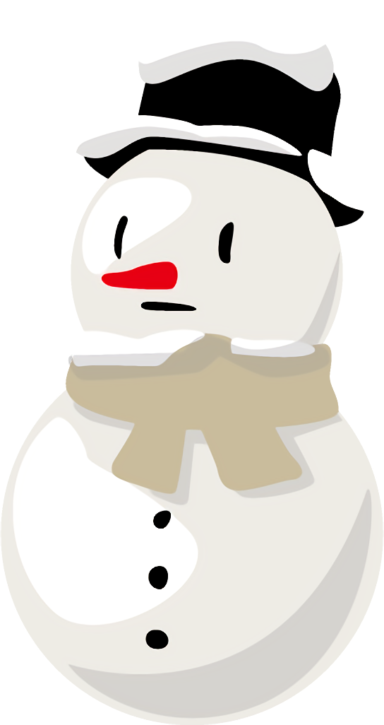 Transparent christmas Snowman Cartoon for snowman for Christmas