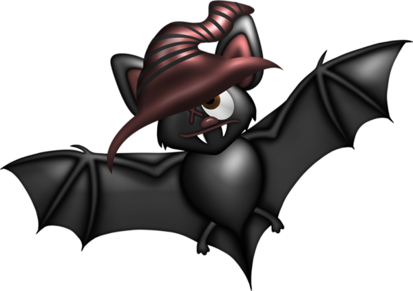 Transparent Bat Halloween Drawing Cartoon for Halloween