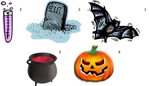 Transparent Chipmunk Spelling Homophone Halloween Recreation for Halloween