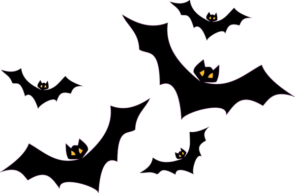 Transparent Bat Halloween Vampire Bat Black for Halloween
