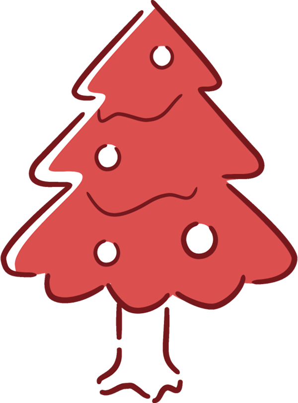 Transparent christmas Cartoon Tree Conifer for christmas tree for Christmas
