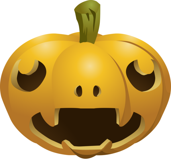 Transparent Jacko Lantern Carving Pumpkin Food Calabaza for Halloween