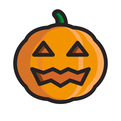 Transparent Jacko Lantern Halloween Pumpkin Winter Squash Food for Halloween