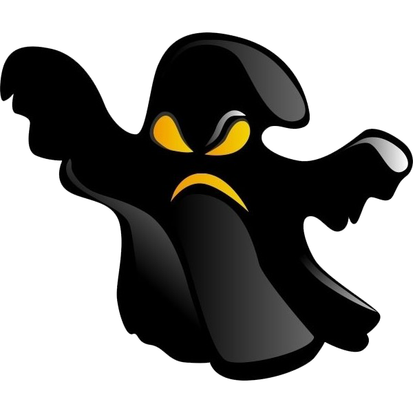 Transparent Sticker Ghost Evil Clown Bird Flightless Bird for Halloween