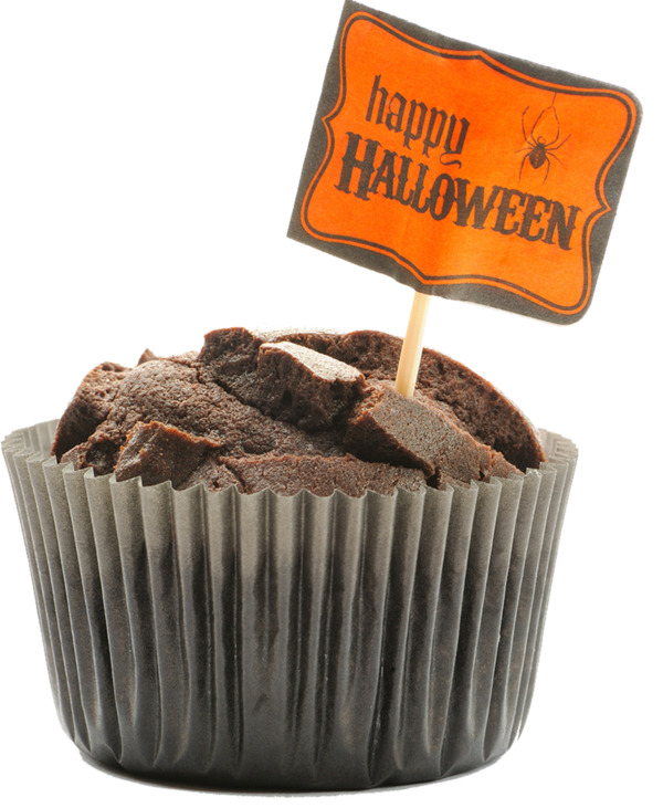 Transparent Cupcake Fruitcake Muffin Confectionery Chocolate Brownie for Halloween