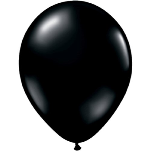 Transparent Balloon Helium Party Black for Halloween