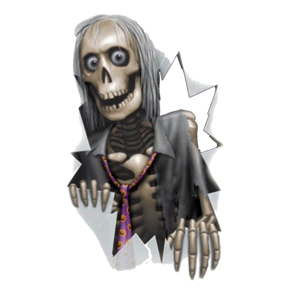 Transparent Halloween Party Skeleton Figurine for Halloween