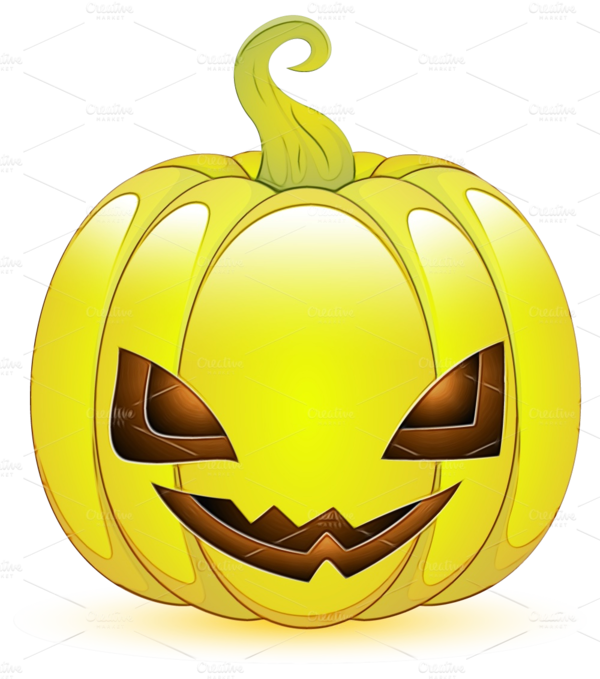 Transparent Pumpkin Pie Pumpkin Halloween Calabaza for Halloween