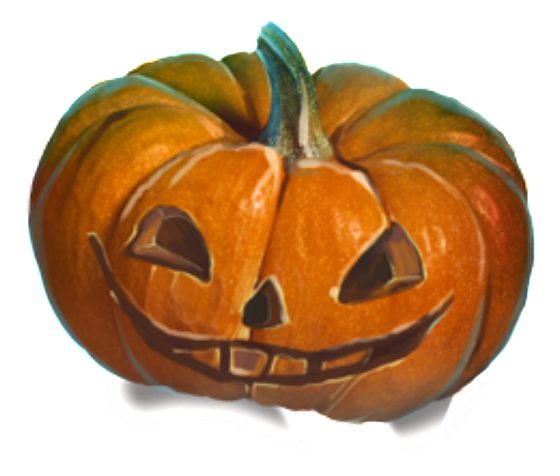 Transparent Jacko Lantern Pumpkin Gourd Calabaza for Halloween