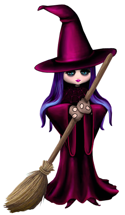 Transparent Witchcraft Warlock Painting Purple Household Cleaning Supply for Halloween