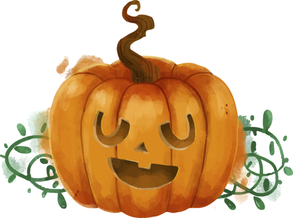 Transparent Halloween Pumpkin Jack O Lantern Gourd Calabaza for Halloween