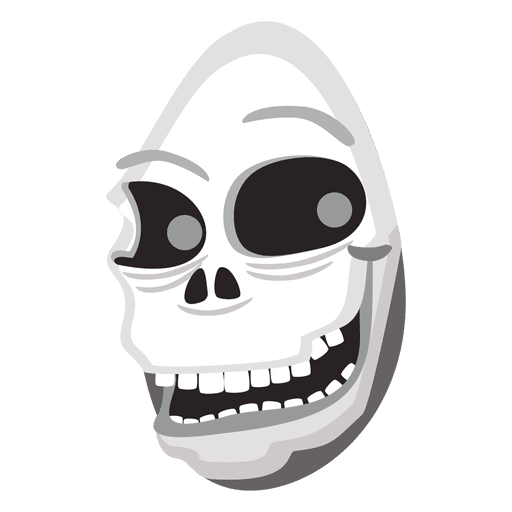 Transparent Ghost Skull Halloween Face Bone for Halloween