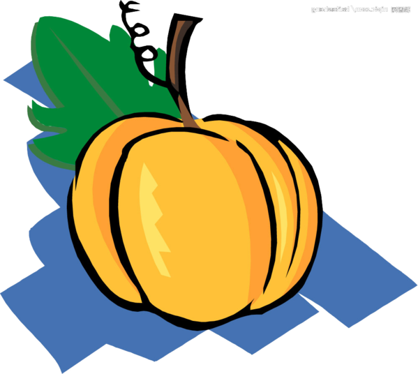 Transparent Jackolantern Calabaza Pumpkin Plant Apple for Halloween