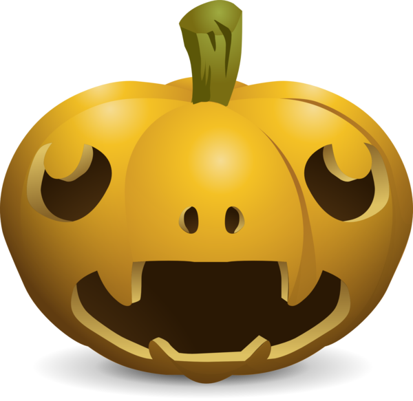 Transparent Pumpkin Cucurbita Jacko Lantern Food Calabaza for Halloween