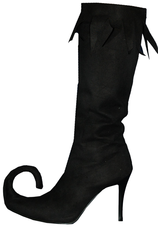 Transparent Shoe Costume Silhouette Footwear Black for Halloween