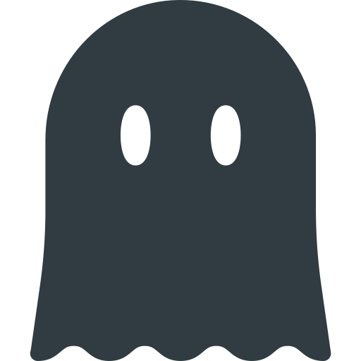 Transparent Avatar Ghost Halloween Silhouette Black for Halloween
