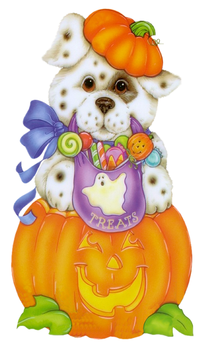 Transparent Halloween Holiday Party Puppy Pumpkin for Halloween