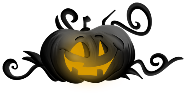 Transparent Halloween Pumpkin Jackolantern for Halloween