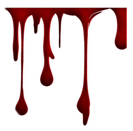 Transparent Blood Scar Wound Text for Halloween