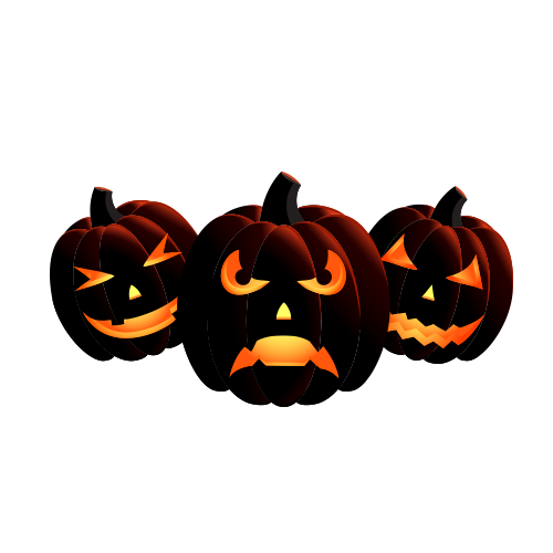Transparent Halloween Pumpkin Android Calabaza for Halloween