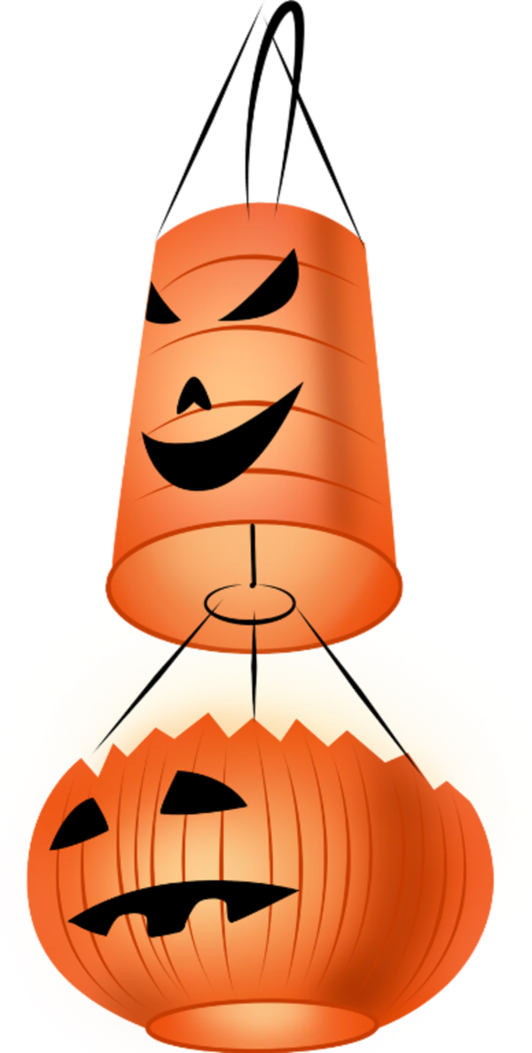 Transparent Pumpkin Halloween Orange Calabaza Nose for Halloween