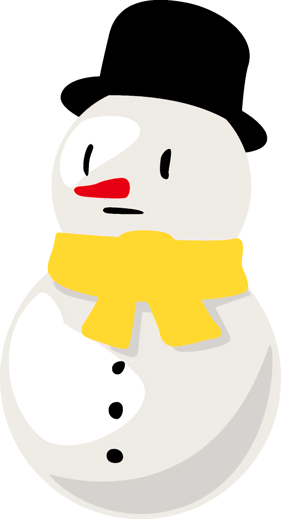 Transparent christmas Cartoon Snowman Nose for snowman for Christmas