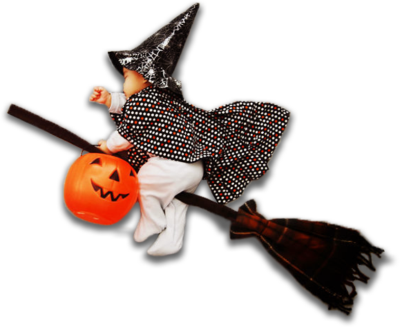 Transparent Infant Halloween Idea Orange for Halloween