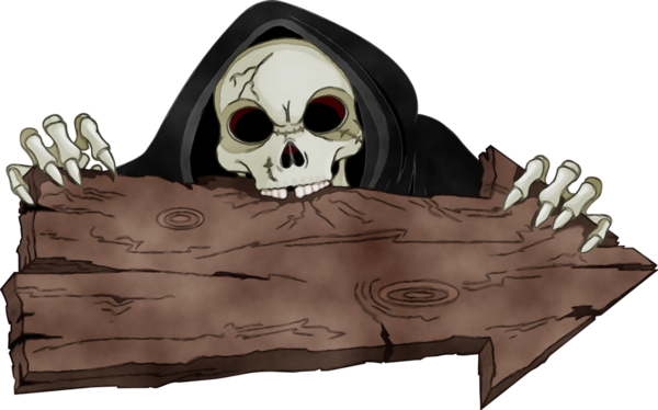 Transparent Death Horror Halloween Skull Ghost for Halloween