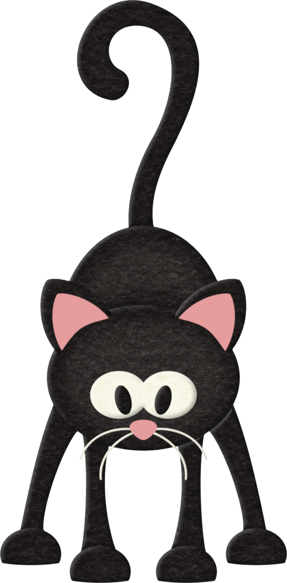 Transparent Black Cat Cat Halloween Black for Halloween