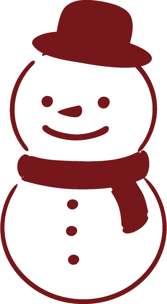 Transparent christmas Snowman Line art Smile for snowman for Christmas