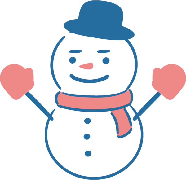 Transparent christmas Snowman for snowman for Christmas