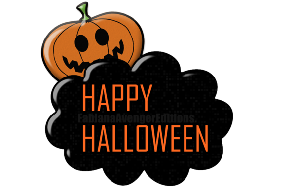 Transparent Halloween Drawing Jacko Lantern Text for Halloween