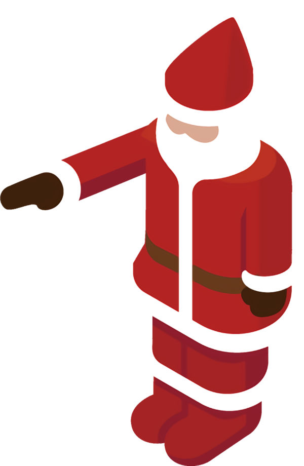 Transparent christmas Santa claus for santa for Christmas