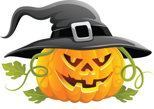 Transparent Halloween Pumpkin Holiday Food Calabaza for Halloween