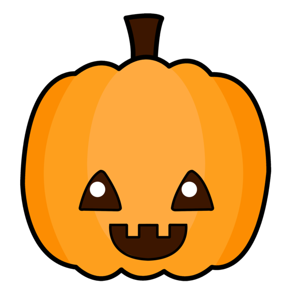 Transparent Pumpkin Cuteness Jackolantern Food Calabaza for Halloween