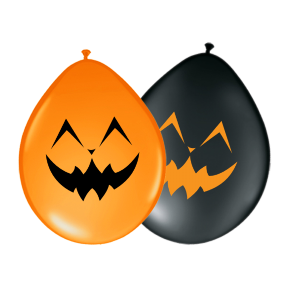 Transparent Party Toy Balloon Woezel En Pip Pumpkin Orange for Halloween