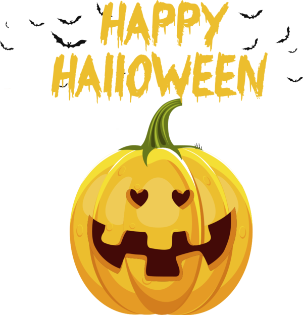 Transparent Calabaza Pumpkin Jack O Lantern Winter Squash Icon for Halloween