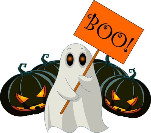 Transparent Ghost Ghosting Website Halloween Cartoon for Halloween