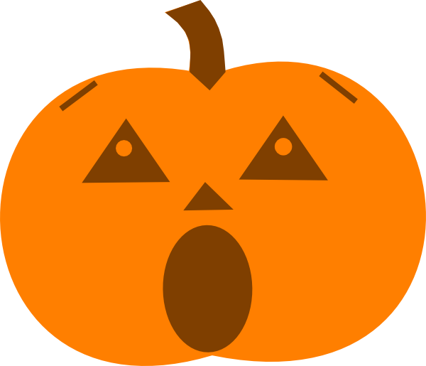 Transparent Lantern Halloween Cartoon Orange Pumpkin for Halloween