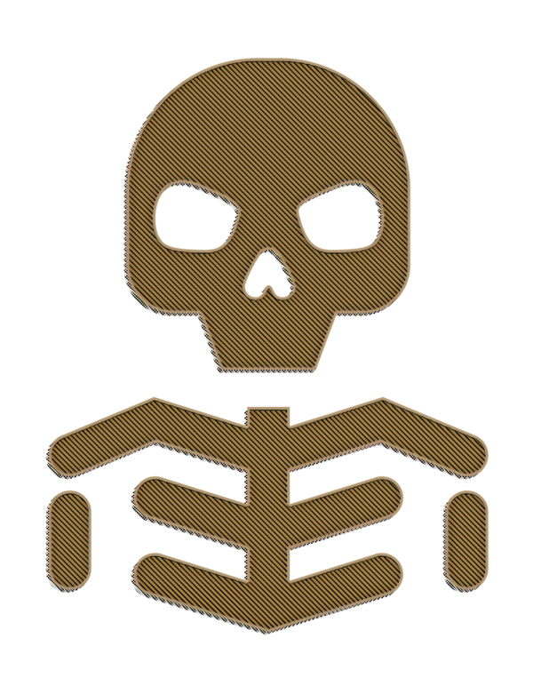 Transparent Fictional Character Logo Symbol for Halloween