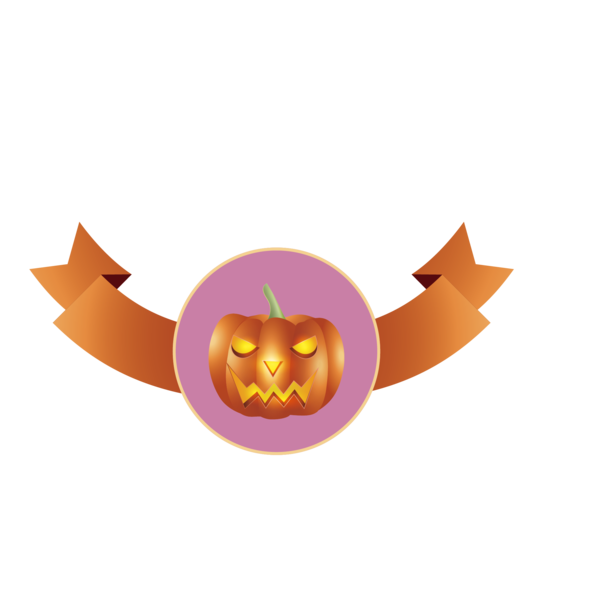 Transparent Halloween Party Monster Orange for Halloween
